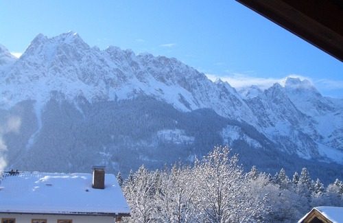 Untergrainau Apartamento | Wetterstein con vista panorámica de la montaña