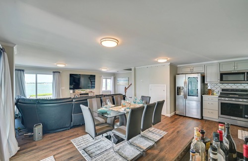 North Weymouth Casa | Weymouth Waterfront Getaway w/ Swim Spa & Hot Tub
