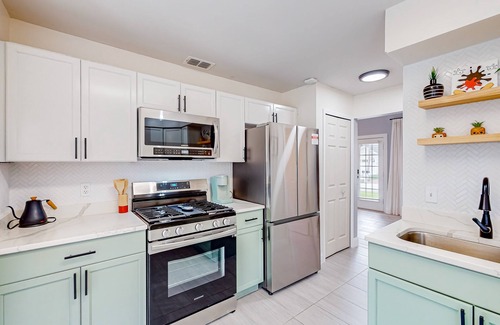 Bridgewater Crossing Casa | Whimsical sunlit retreat with private pool, patio, & game room - close to parks