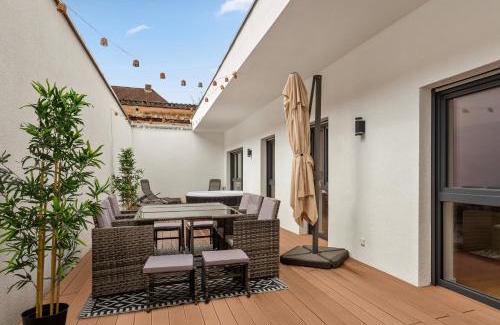 Osterreicher Kolonie Apartamento | Whirlpool & Terrasse - Familien & Gruppenfreundlich