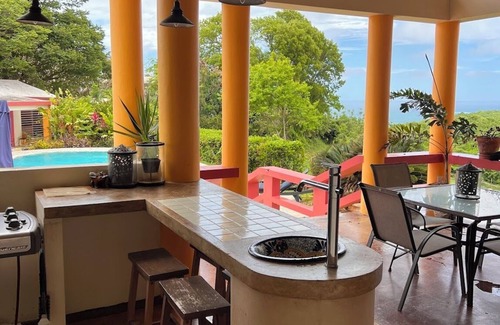 Puerto Real Villa | Whispering Palms: Peaceful 5 bedroom villa in Pilon, Vieques, PR