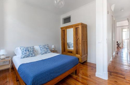 Alfama Apartamento | White & Blue Vintage Home in Graça