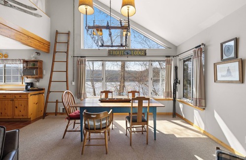 Whitefish Casa | Whitefish Lakefront Cabin w/ Private Beach & Dock, Private Apt & Hot Tub