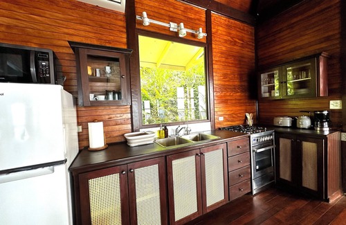Brewers Bay Cabaña | Whole Bayview Cottage with large deck and sea view, mid-way to beaches and town.