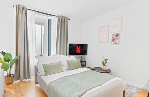 Neckarsulm Apartamento | WHONAP - PINK LION I Parkplatz I Zentral I Terrasse I Küche I Business