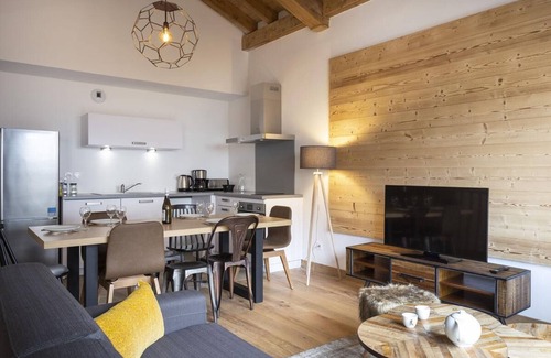 Plagne 1800 Apartamento | Wifi, vista montaña, balcón, parking, tv, local para esquís, 51m², La Plagne