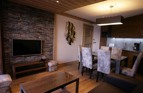 Arc-2000 Apartamento | Wifi, al pie de las pistas de esquí, fitness, piscina, sauna, hammam, balcón, tv, local para esquís