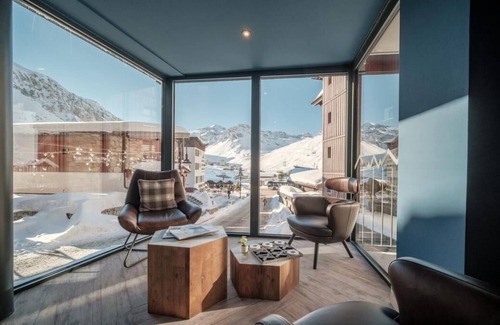 Tignes le Lac Apartamento | Wifi, al pie de las pistas de esquí, Planta baja, piscina, sauna, hammam, balcón, tv