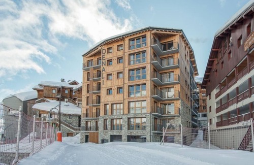 Tignes le Lac Apartamento | Wifi, al pie de las pistas de esquí, Planta baja, piscina, sauna, hammam, balcón, tv
