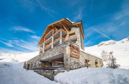 Les Almes Apartamento | Wifi, al pie de las pistas de esquí, 2.o piso, terraza, tv, local para esquís, 59m², Tignes