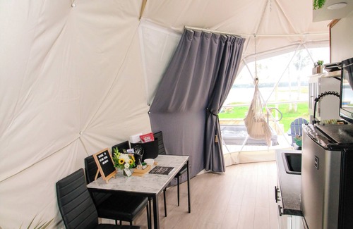 Pomquet Complejo | Wilderness Dome Nature Escape! Full Amenities, Waterfront Views, Spa & Firepit