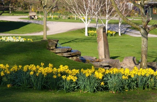 Richmond Cabaña | Willow Cottage Style Lodge en Yorkshire Dales, tiene capacidad para 4 personas, familia y mascotas