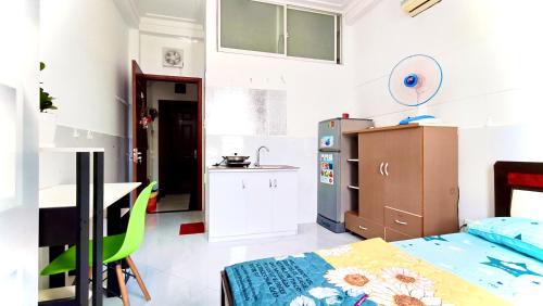 Mang Yang Apartamento | Windows Studio HV Xinh Xắn Trung Tâm Q10-Thiên đường ẩm thực-Mua sắm và Chăm sóc sắc đẹp