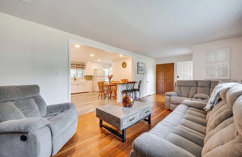 Winston - Salem Casa | Winston-Salem Home on 2 Acres - Spacious Deck!