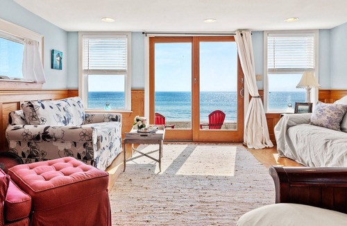 Salisbury Cabaña | Winter Rental Avail. Oceanfront Custom Cottage Direct Beach Access