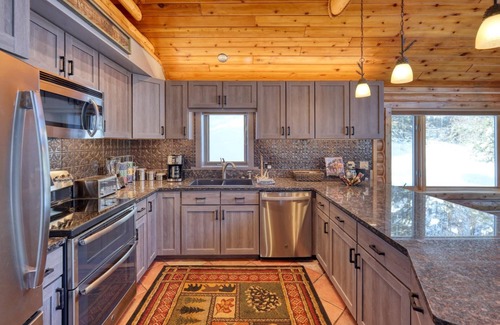 Big Sky Cabina | Summer Availability! Ski-in/Ski-out Home with Private Hot Tub and Large Deck!