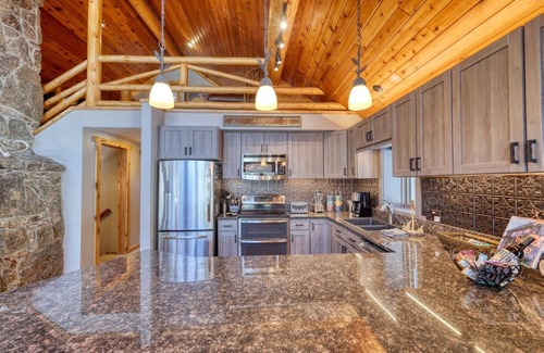 Big Sky Cabina | Summer Availability! Ski-in/Ski-out Home with Private Hot Tub and Large Deck!