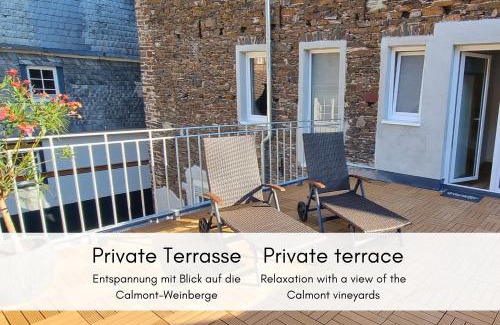 Bremm Apartamento | Winzerhaus am Calmont - Terrasse der Ruhe