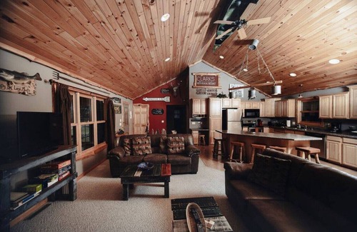 Spring Brook Casa | Wisconsin Dells Home (The Baitshop) Ubicado en Spring Brook