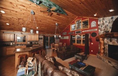 Spring Brook Casa | Wisconsin Dells Home (The Baitshop) Ubicado en Spring Brook