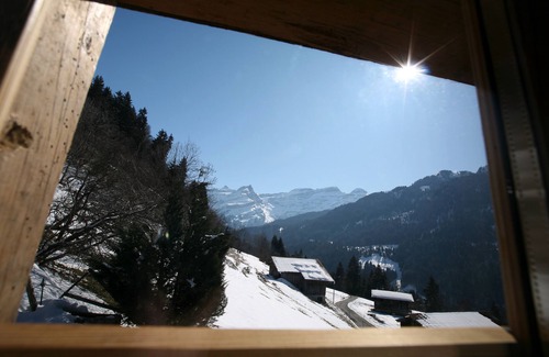 Vers L'Eglise Chalet De Esquí | Casa de montaña (madera / piedra) - Les Diablerets