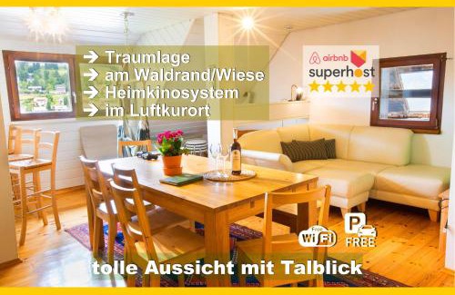 Todtnauberg Apartamento | Wohlfühl-Ferienwohnung 80 qm, 8 Personen, Aussicht & Heimkino