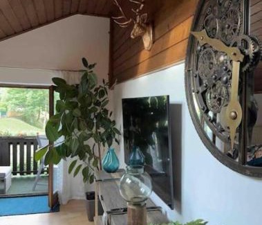 Grossgmain Apartamento | Wohnung 4 mit Balkon und Bergblick