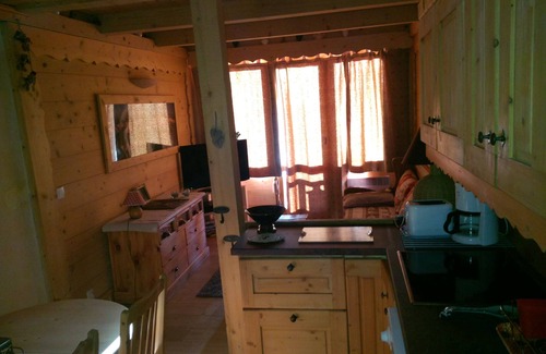 Plagne Centre Apartamento | Belle Plagne magnífico duplex 6 personas, 3 piezas, estilo chalet de madera