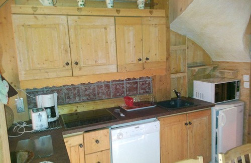 Plagne Centre Apartamento | Belle Plagne magnífico duplex 6 personas, 3 piezas, estilo chalet de madera