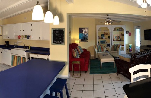Villa Primera Casa | Wonderful Home! Pool with shaded outdoor living space! Walker's paradise! Dogs!