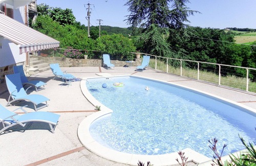 Lacapelle-Segalar Casa | Estupenda casa de vacaciones privada con WIFI, A/C, piscina privada, TV, terraza, aparcamiento