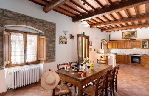 Borgo San Lorenzo Villa | Casa de vacaciones privada con piscina privada, WIFI, A/C, TV, vista panorámica, aparcamiento
