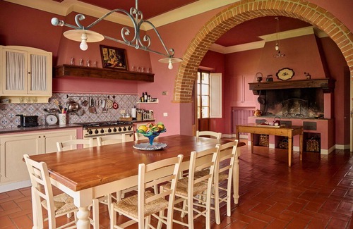 Cerreto Guidi Villa | Preciosa casa de vacaciones privada con A/C, WIFI, piscina privada, patio y vista panorámica