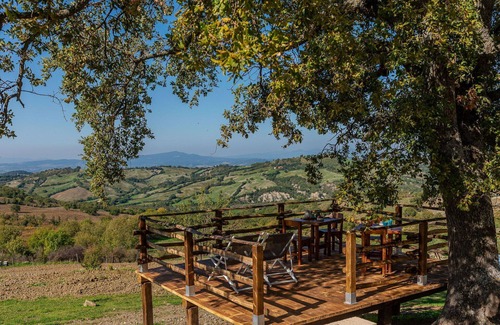 Roccalbegna Casa | Casa de vacaciones privada con A/C, WIFI, piscina privada, TV, patio, vista panorámica