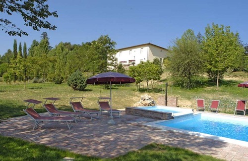 San Miniato Villa | Wonderful private villa for 14 guests with private pool, hot tub, A/C, WIFI, TV, terrace and par...