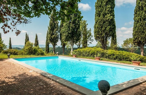 Montalcino Villa | Casa de vacaciones privada con WIFI, A/C, piscina privada, TV, patio, vista panorámica