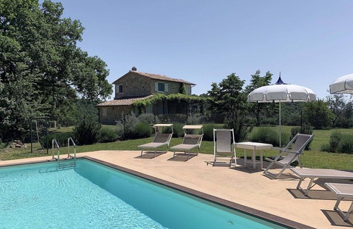 Manciano Villa | Casa de vacaciones privada con piscina privada, A/C, WIFI, TV, terraza, vista panorámica