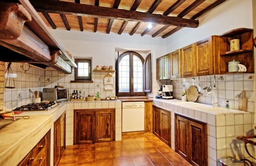 Cetona Villa | Preciosa casa de vacaciones privada con piscina privada, A/C, TV, vista panorámica y aparcamiento