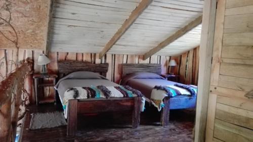 Pucon Casa | Wonderful rustic cabin, with native trees, with Rio Trancura, equipped