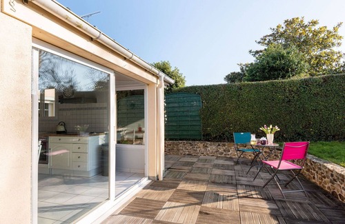 Gouville-sur-Mer Casa | Maravillosa casa de vacaciones para 5 personas con WIFI, TV, terraza y mascotas permitida