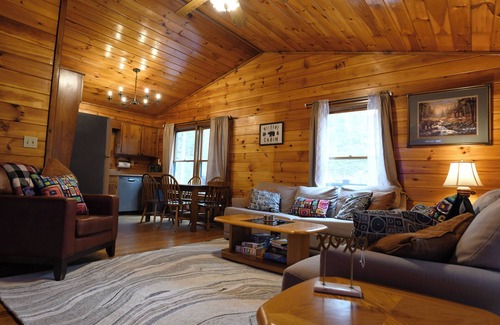 Cherry Log Cabina | Wonderland near Wineries; Hot Tub, Firepit, BBQ