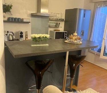 Deuil-la-Barre Apartamento | WonderSuite appartement - centre ville avec parking couvert -15mn de Paris et 10 mn de Stade de France, wifi, Netflix