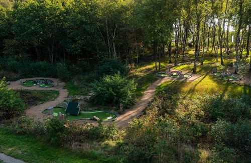 Ruinen Chalet De Esquí | Chalet de madera con microondas, en un parque de vacaciones cerca de tres parques nacionales