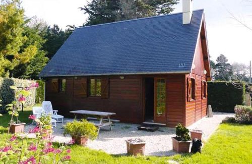 Denneville Casa | Wooden House by Beach near Barneville