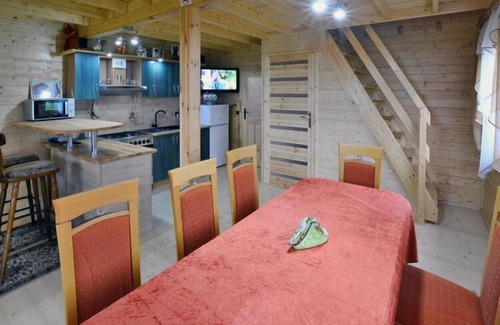 Malechowo Casa | Casa de Madera en Lago Ostrowieckie con Playa