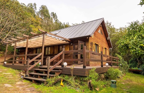 Puebla del Caraminal Cabaña | Casa de Madera en Remanso do Manantial
