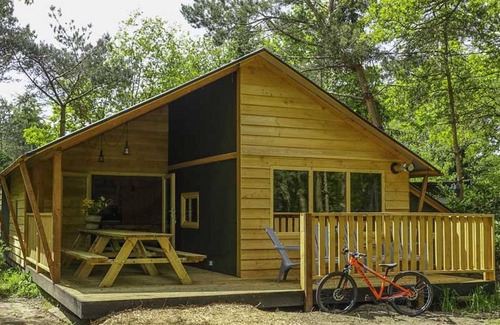 Ruinen Chalet De Esquí | Wooden lodge near three national parks