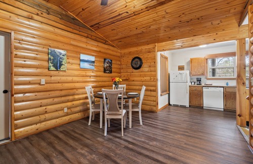 Kansas Casa | Woodland Escape, A rustic Charm meets Modern comfort in this 2BR 2BA home.