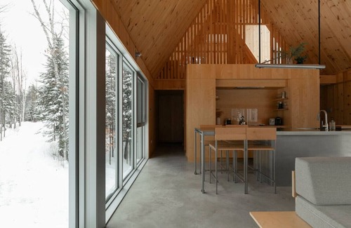 Chertsey Chalet De Esquí | Woodland Spa Sauna Trails & Lake Firepit