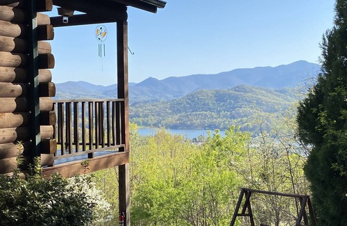 Hiawassee Cabina | $ 75Nt 4 / 29-5 / 2 Vista WOW! Lago / Mtn Vista Bañera de hidromasaje 50 "TV Fire Pit